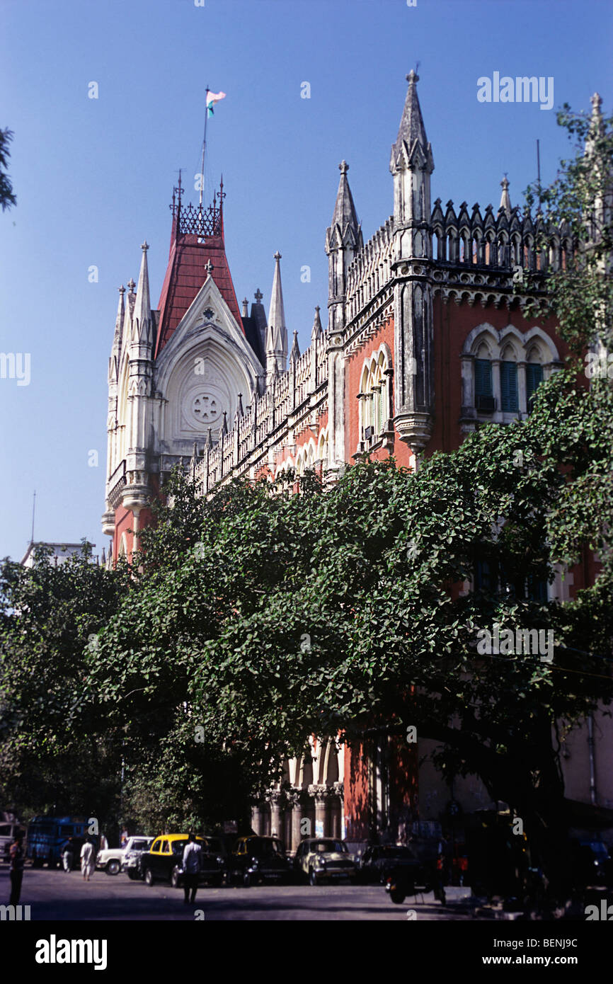 Der Calcutta High Court entworfen der ältesten High Court in Indien am 1. Juli 1862 gegründet von Herrn Walter Granville Stockfoto