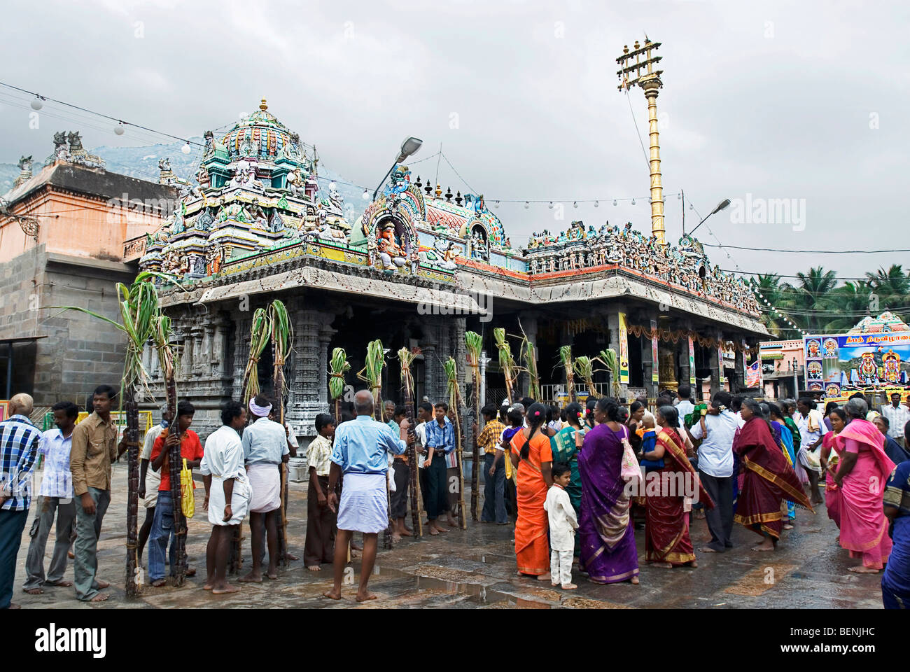 Der Arunachaleshwara-Tempel, erbaut zwischen dem 9. und 13. Jahrhundert ist ein Hindu-Tempel gewidmet Lord Shiva befindet sich in der Stockfoto