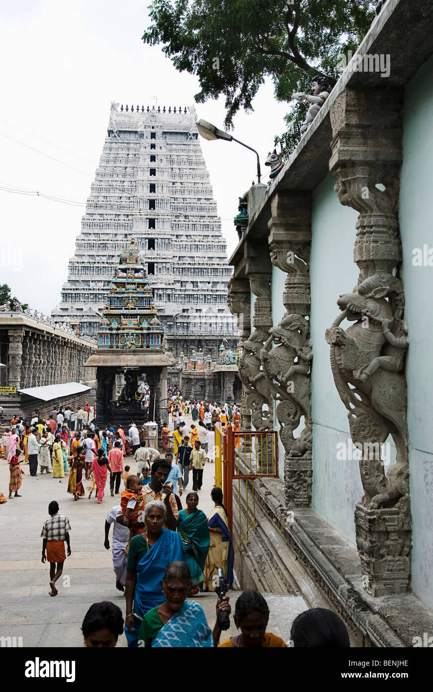 Der Arunachaleshwara-Tempel, erbaut zwischen dem 9. und 13. Jahrhundert ist ein Hindu-Tempel gewidmet Lord Shiva befindet sich in der Stockfoto