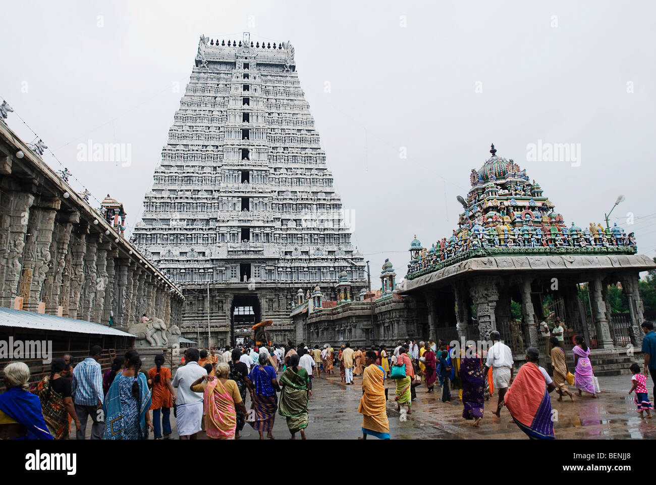 Der Arunachaleshwara-Tempel, erbaut zwischen dem 9. und 13. Jahrhundert ist ein Hindu-Tempel gewidmet Lord Shiva befindet sich in der Stockfoto