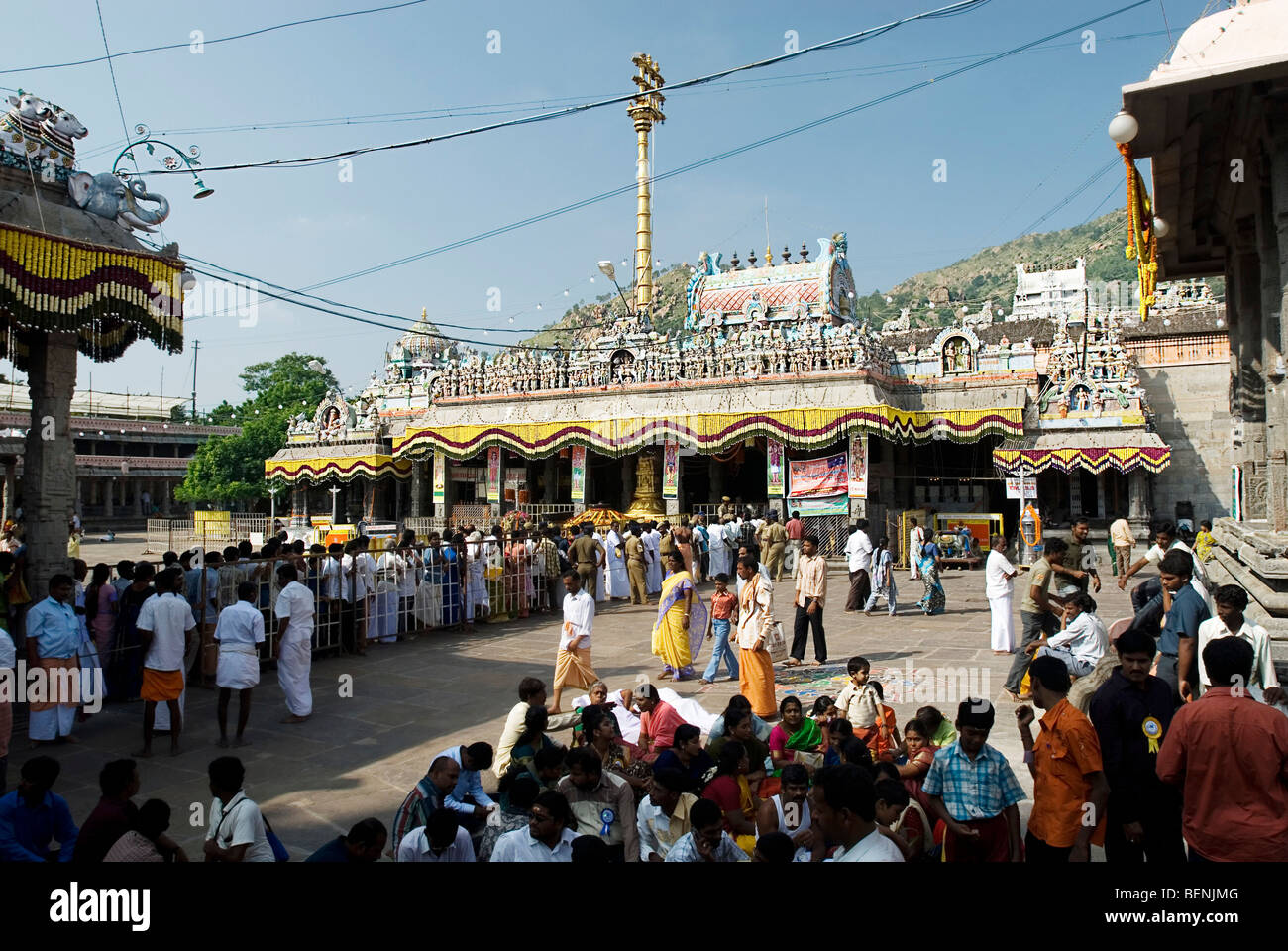 Der Arunachaleshwara-Tempel, erbaut zwischen dem 9. und 13. Jahrhundert ist ein Hindu-Tempel gewidmet Lord Shiva befindet sich in der Stockfoto