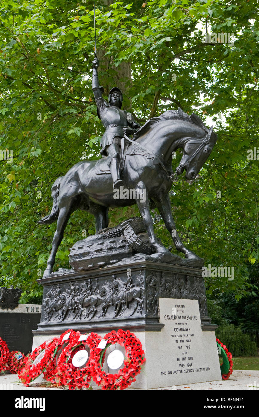 Kavallerie-Denkmal, Hyde Park, London, England Stockfoto
