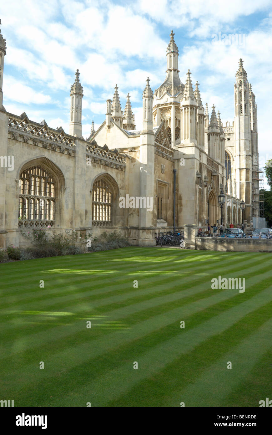 Kings College in Cambridge Stockfoto