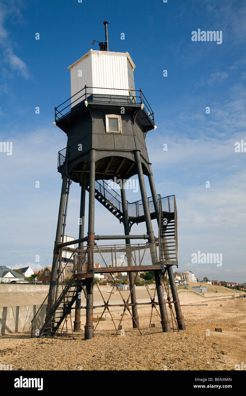 Die führenden Köpfe, viktorianischen Leuchtturm Struktur Dovercourt, Harwich, Essex, England Stockfoto