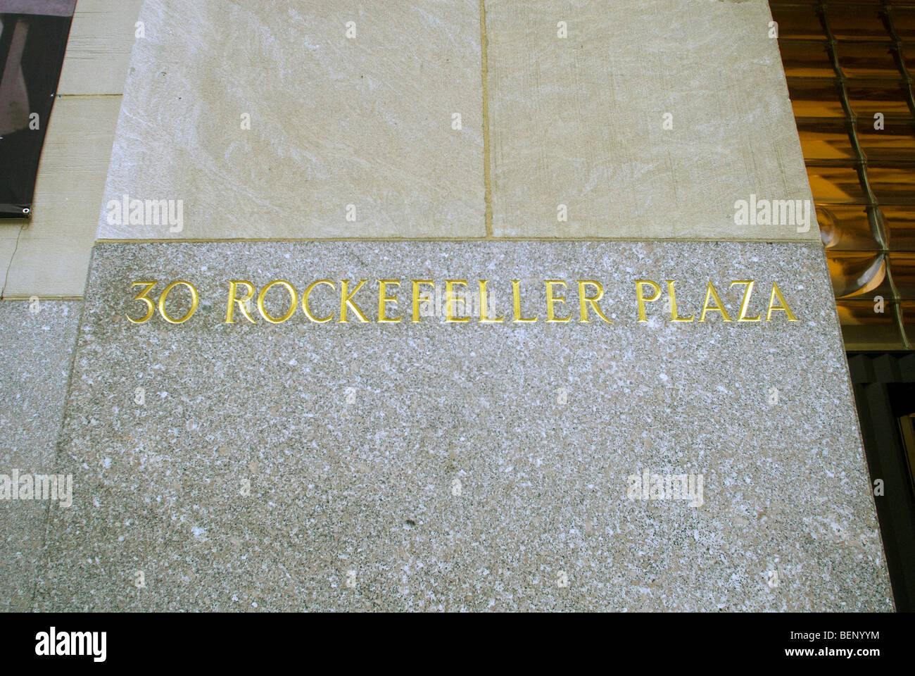 30 Rockefeller Plaza in New York Stockfoto