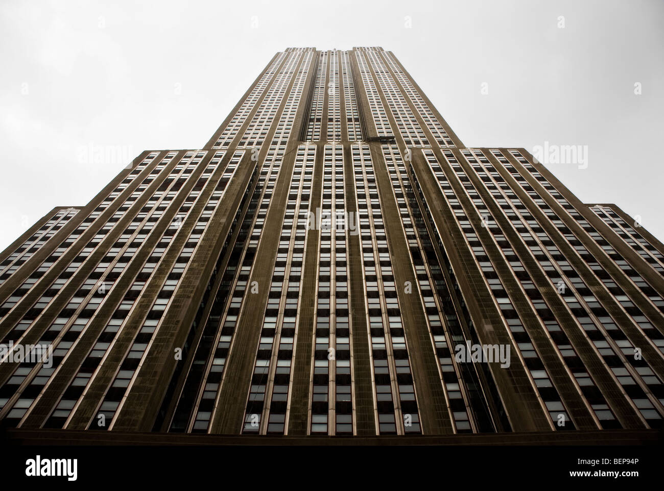 Blick auf das Empire State Building in "New York City, New York." Stockfoto