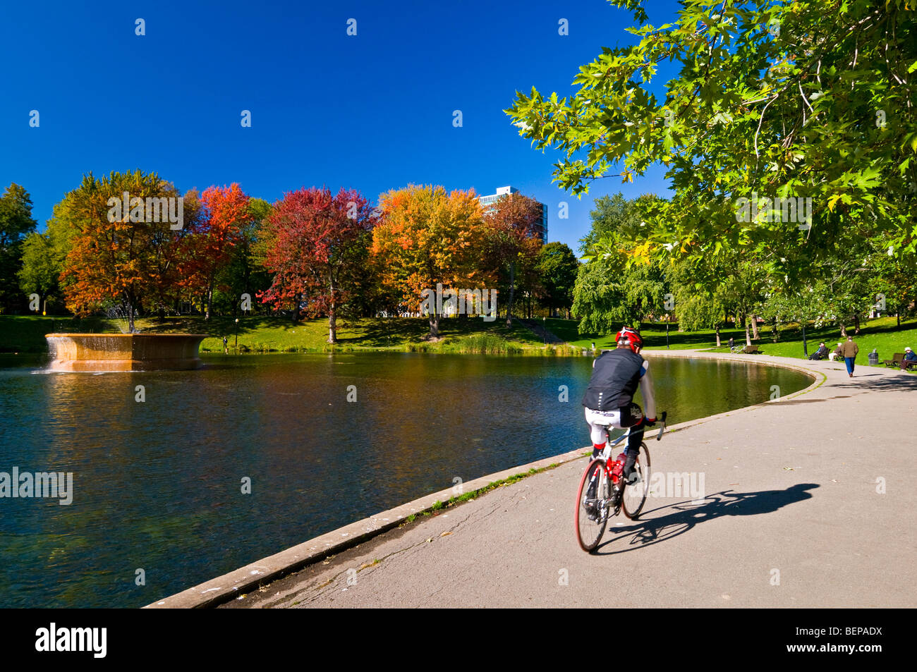 Park-Lafontaine-Montreal-Kanada Stockfoto