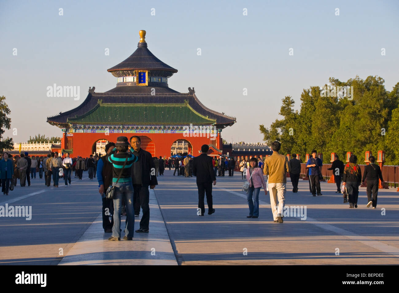 Der Himmelstempel China Peking Stockfoto