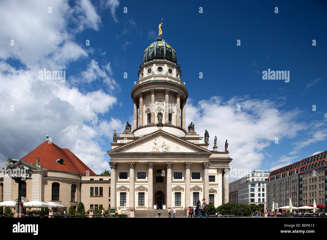 Französischer Dom (Franzosische Dom) am Gendarmenmarkt, Berlin, Deutschland Stockfoto