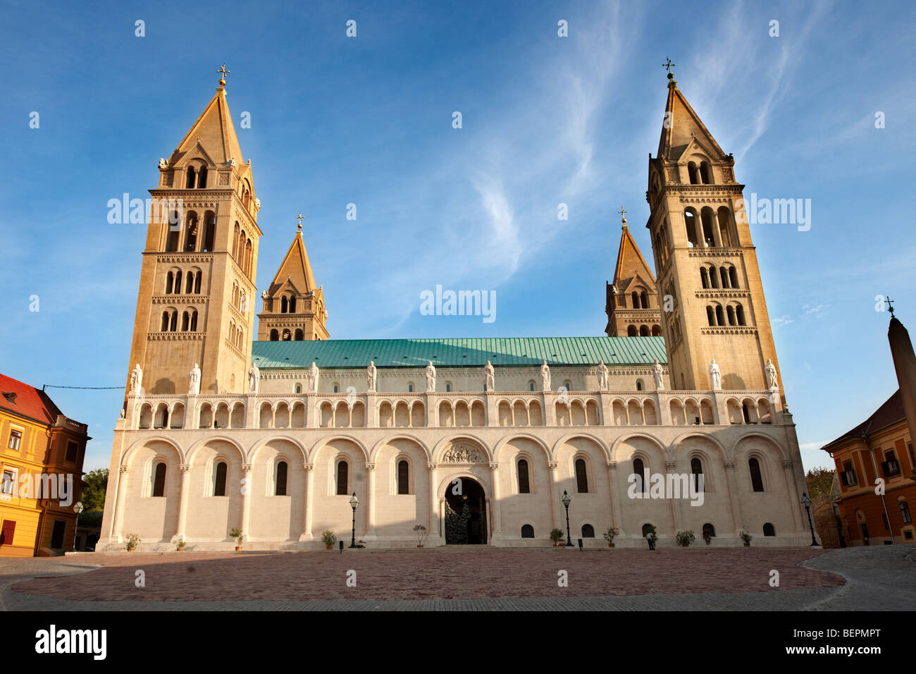 Pecs Cathedral - Europäische Kulturstadt des Jahres 2010, Ungarn Stockfoto