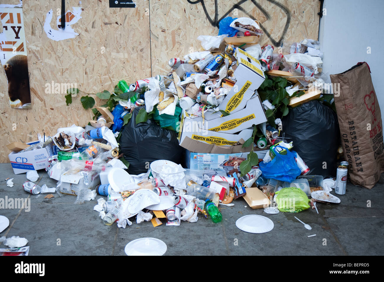 Müll-Bild Stockfoto