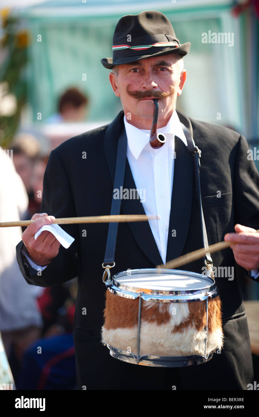 Mann in ungarische Tracht - Ungarn Stockfoto