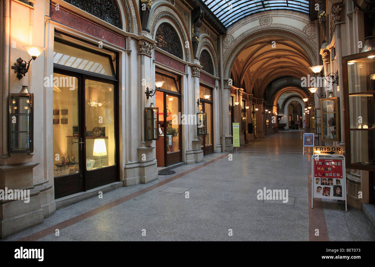 Österreich, Wien, Freyung Passage Einkaufspassage Stockfoto