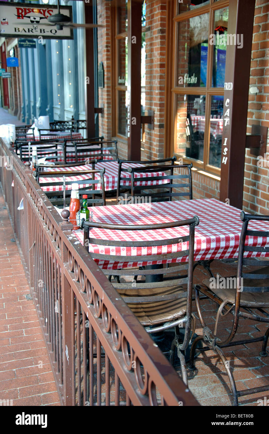 Risckys BBQ - Restaurant im westlichen Stil in Fort Worth, Texas, USA Stockfoto