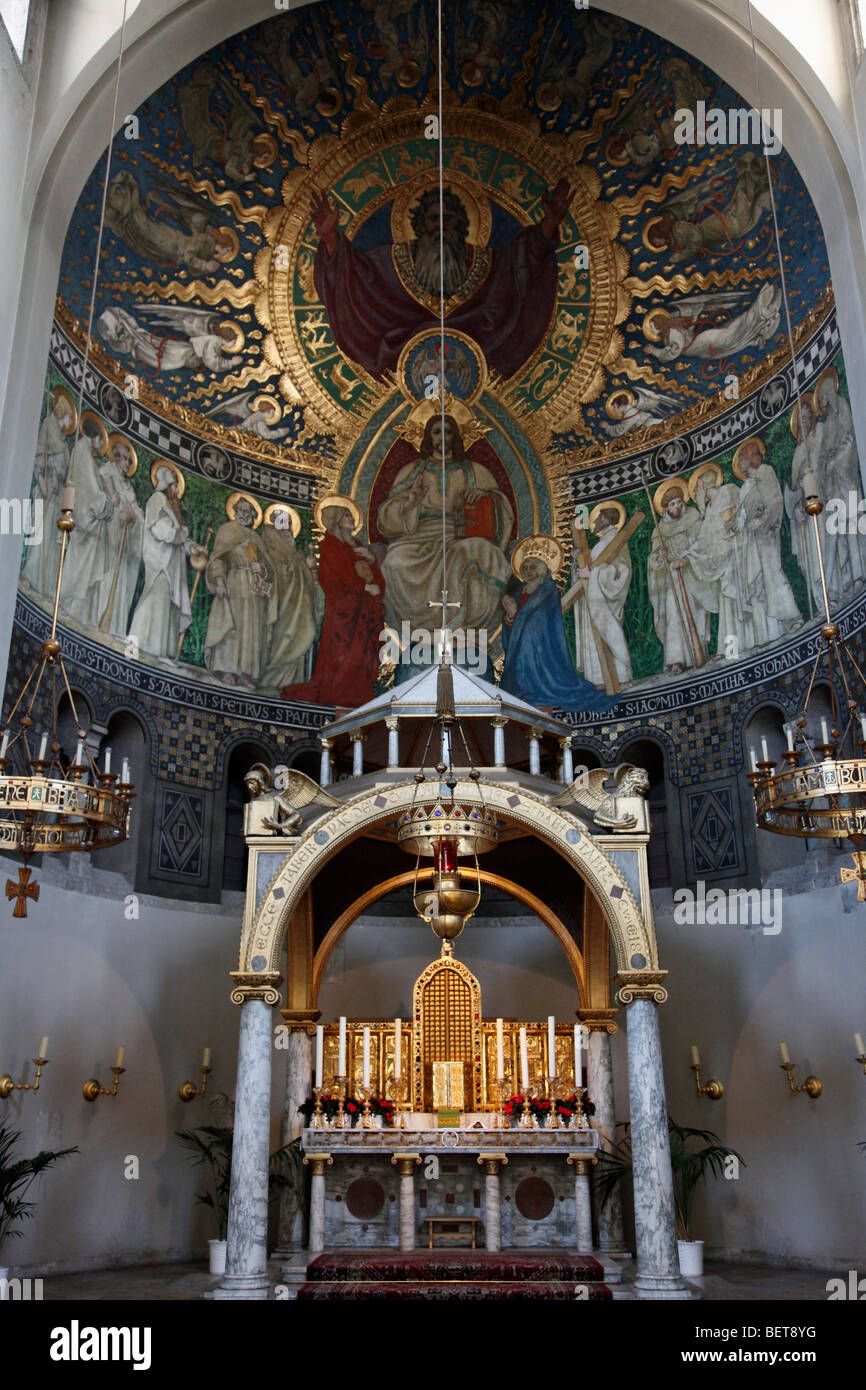 Deutschland, Bayern, München, St. Anna Kirche, Innenraum Stockfoto