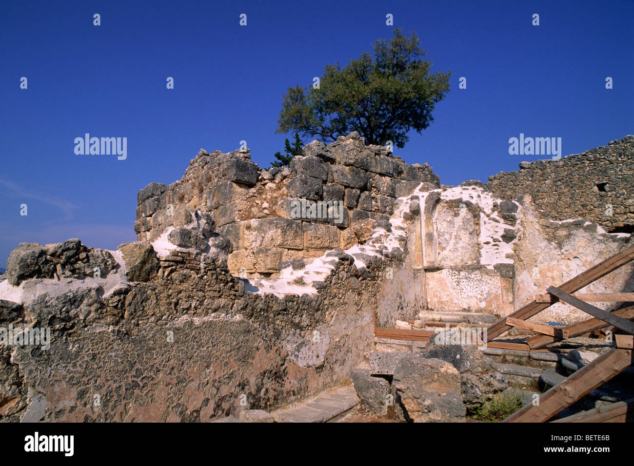 Griechenland, Ionische Inseln, Kefalonia, Kloster Aghii Panendes bei Sami Stockfoto