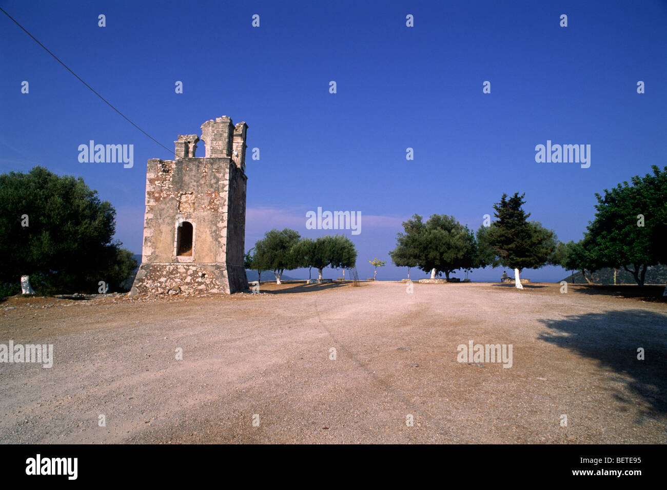 Griechenland, Ionische Inseln, Kefalonia, Kloster Theotokou Agrilion bei Sami Stockfoto