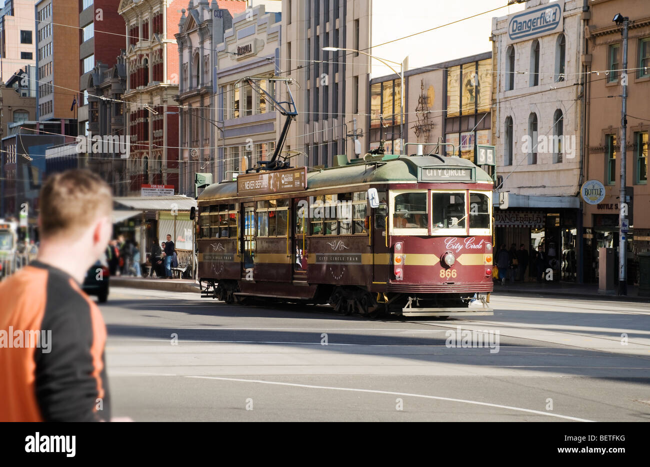 Straßenbahn, Melbourne, Victoria, Australien Stockfoto