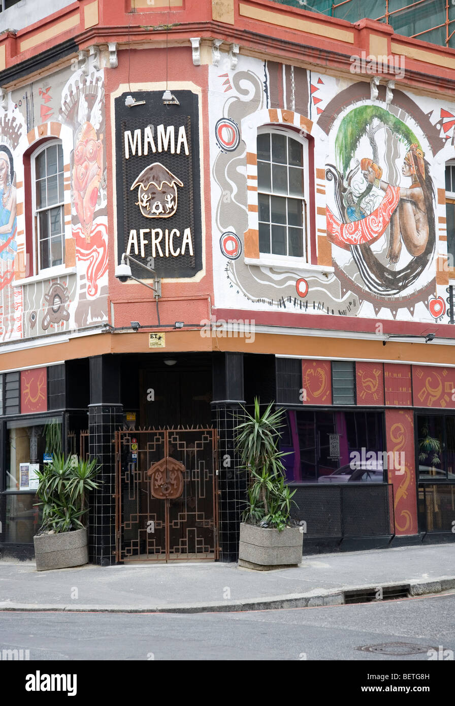 Mama Africa Restaurant Kapstadt Stockfotografie Alamy