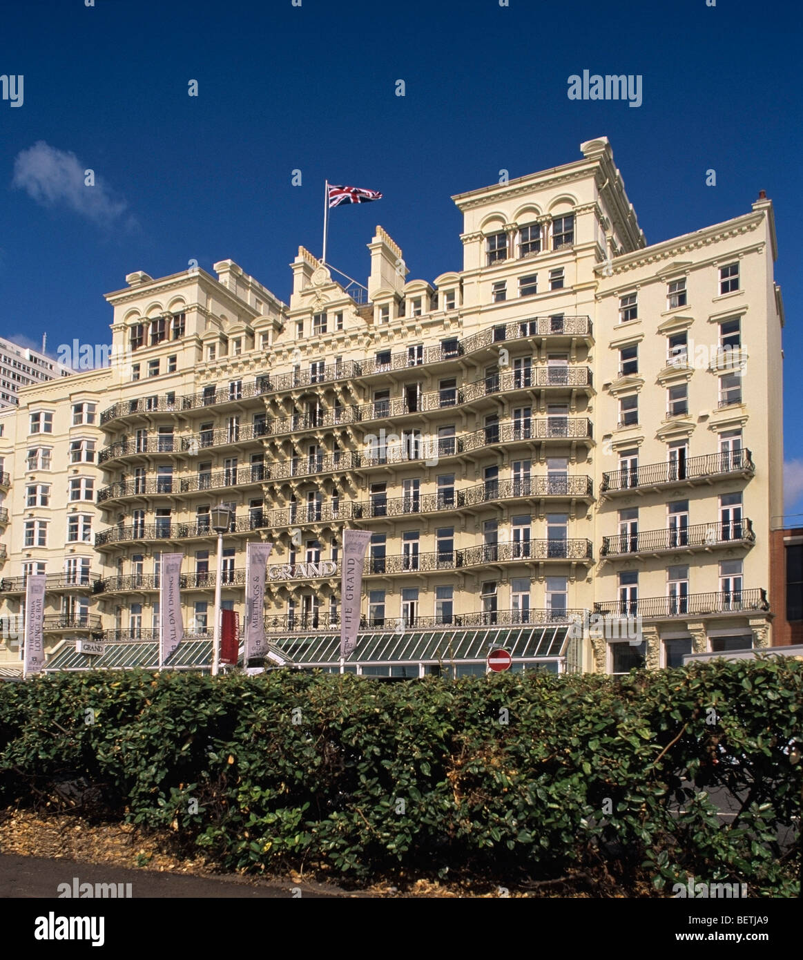 The Grand Hotel Brighton Stockfoto