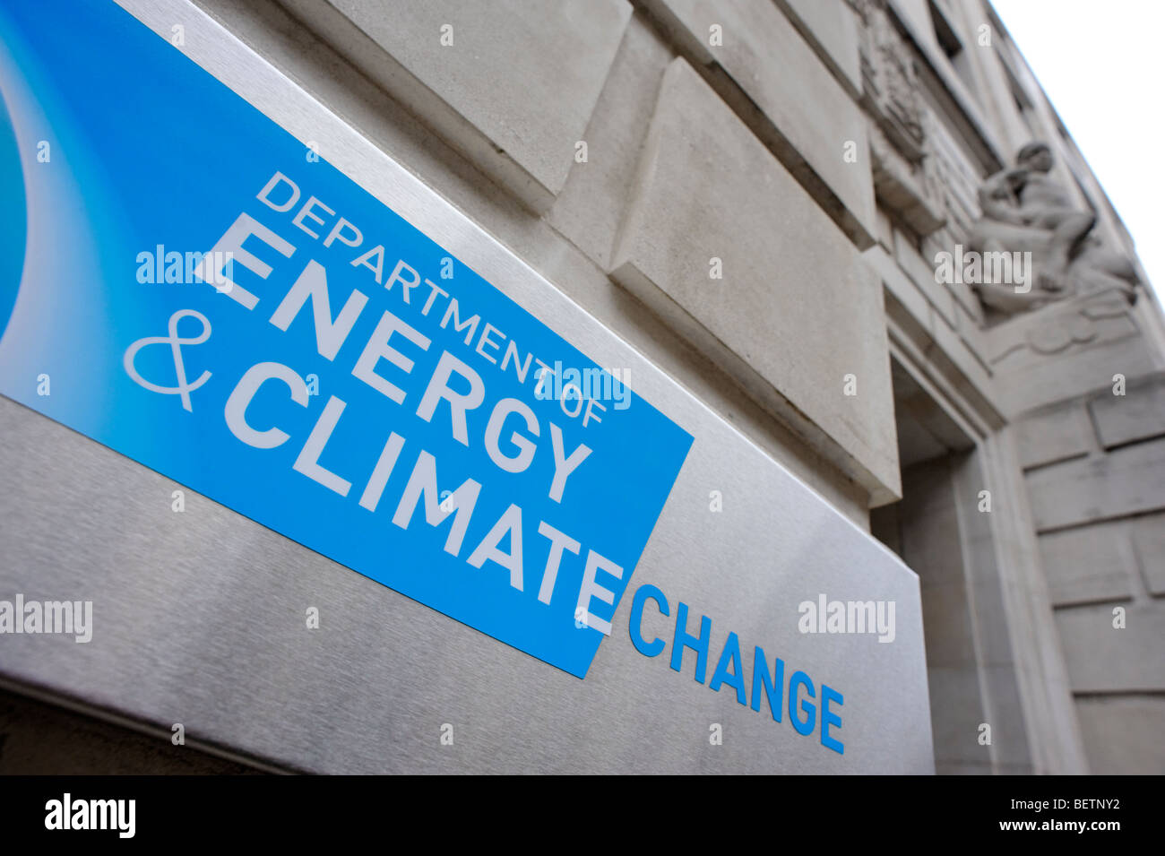 Department of Energy & Klimawandel. Whitehall. London. Großbritannien. UK Stockfoto