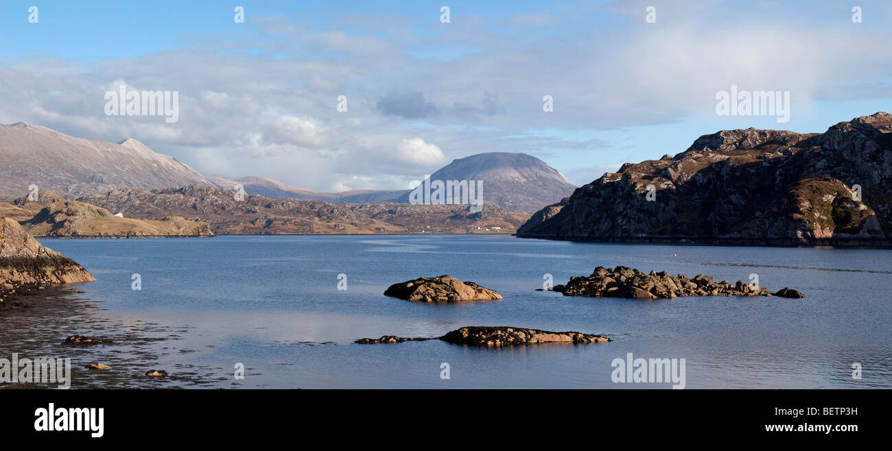 Loch Inchard von Kinlochbervie, Sutherland, Schottland Stockfoto
