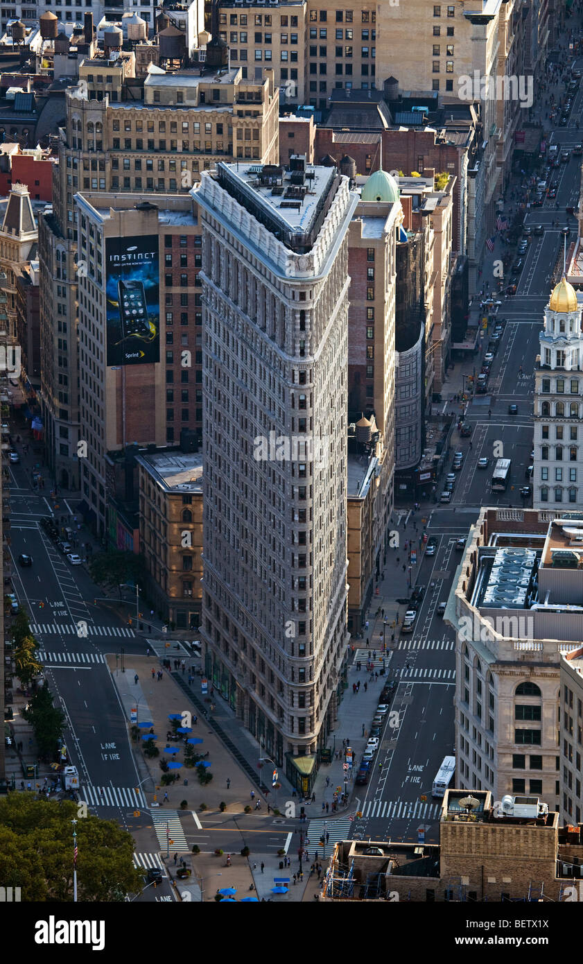 Flatiron Building in New York Stockfoto