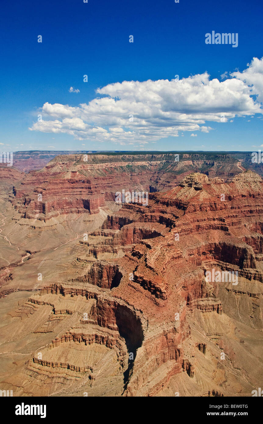 Aerial Tour zum Grand Canyon mit Maverick Helicopters. Stockfoto