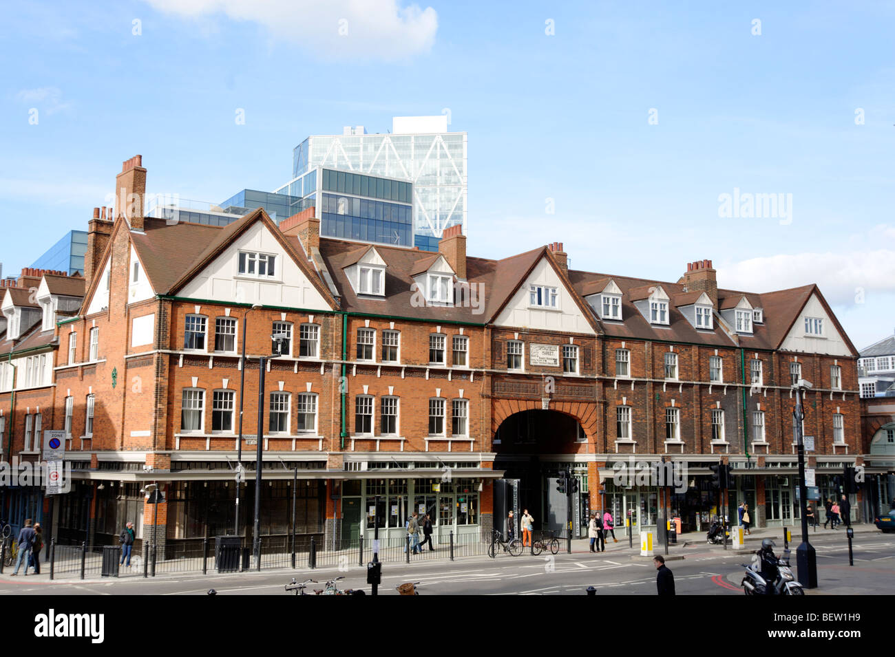 Old Spitalfields Market auf Commercial Street. London. Großbritannien. UK Stockfoto