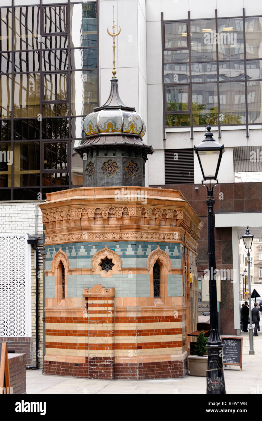 Das Badehaus Restaurant und Club Veranstaltungsort. Als eine türkische Bäder erbaut 1894. Zentrum von London. Großbritannien. UK Stockfoto