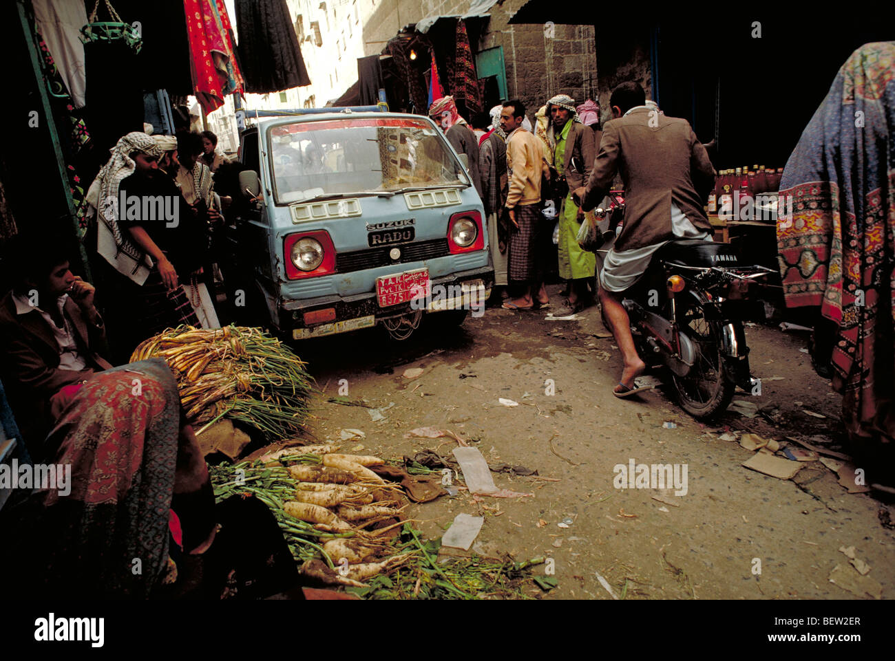 Elk124-1315 Jemen, Sanaa, Altstadt Stockfoto