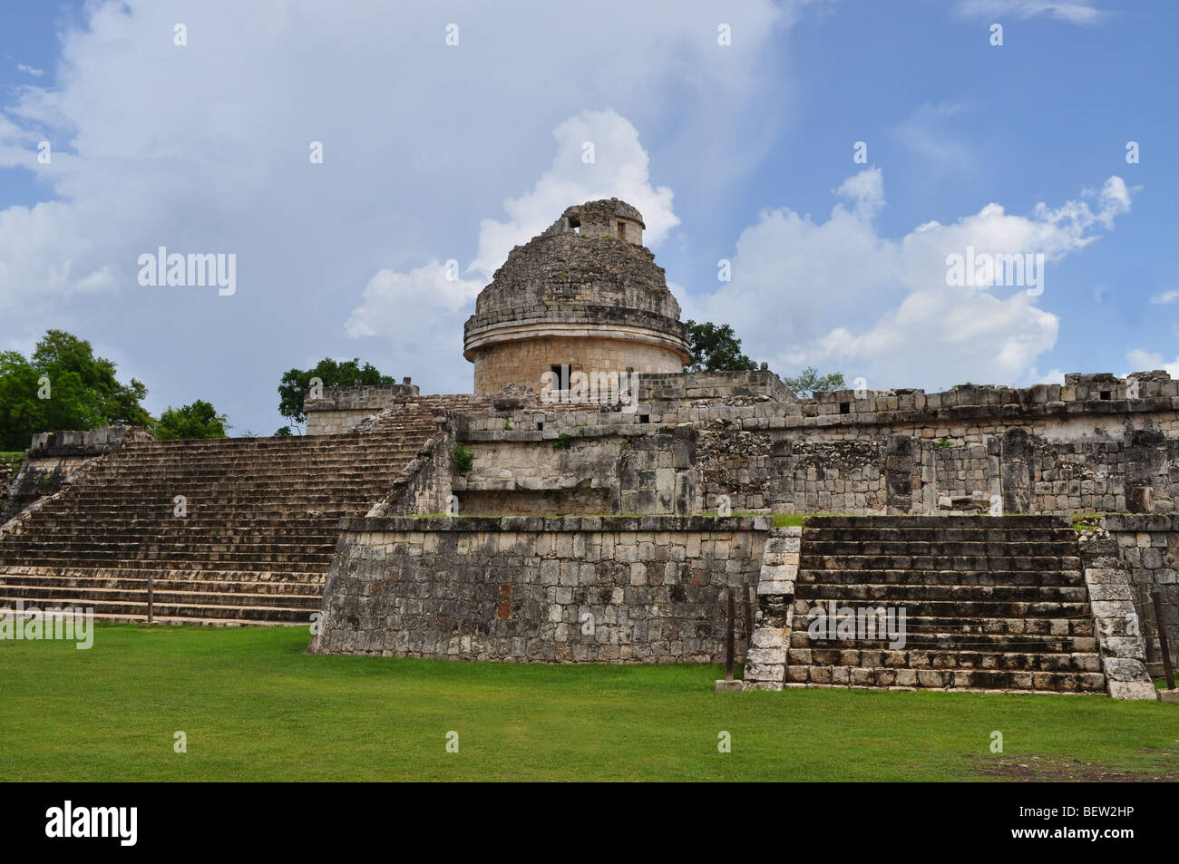 Maya-Observatorium Stockfoto