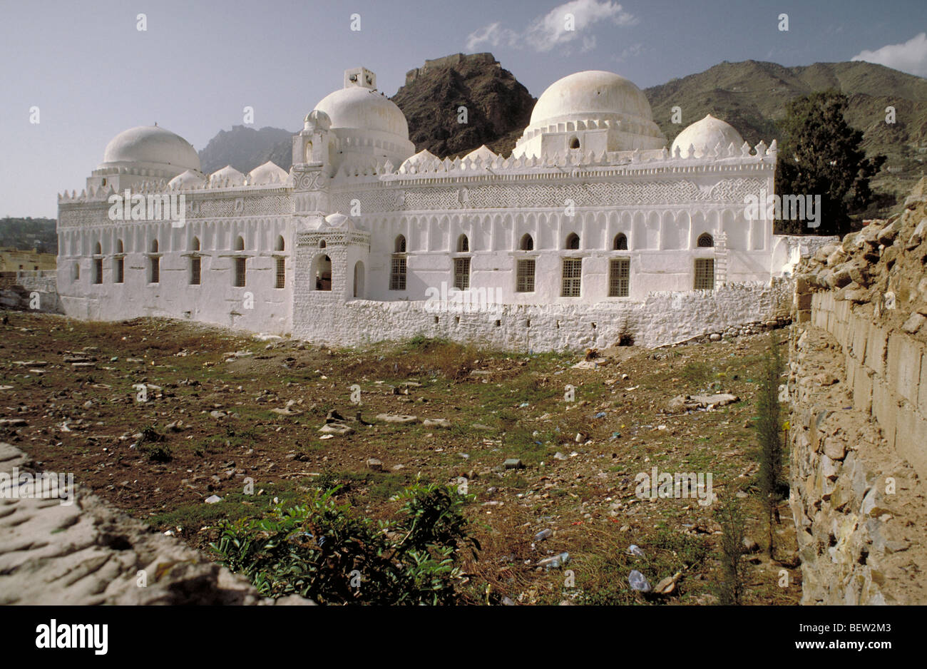 Elk124-1661 Jemen, Taiz, Al-Muzafar-Moschee Stockfoto