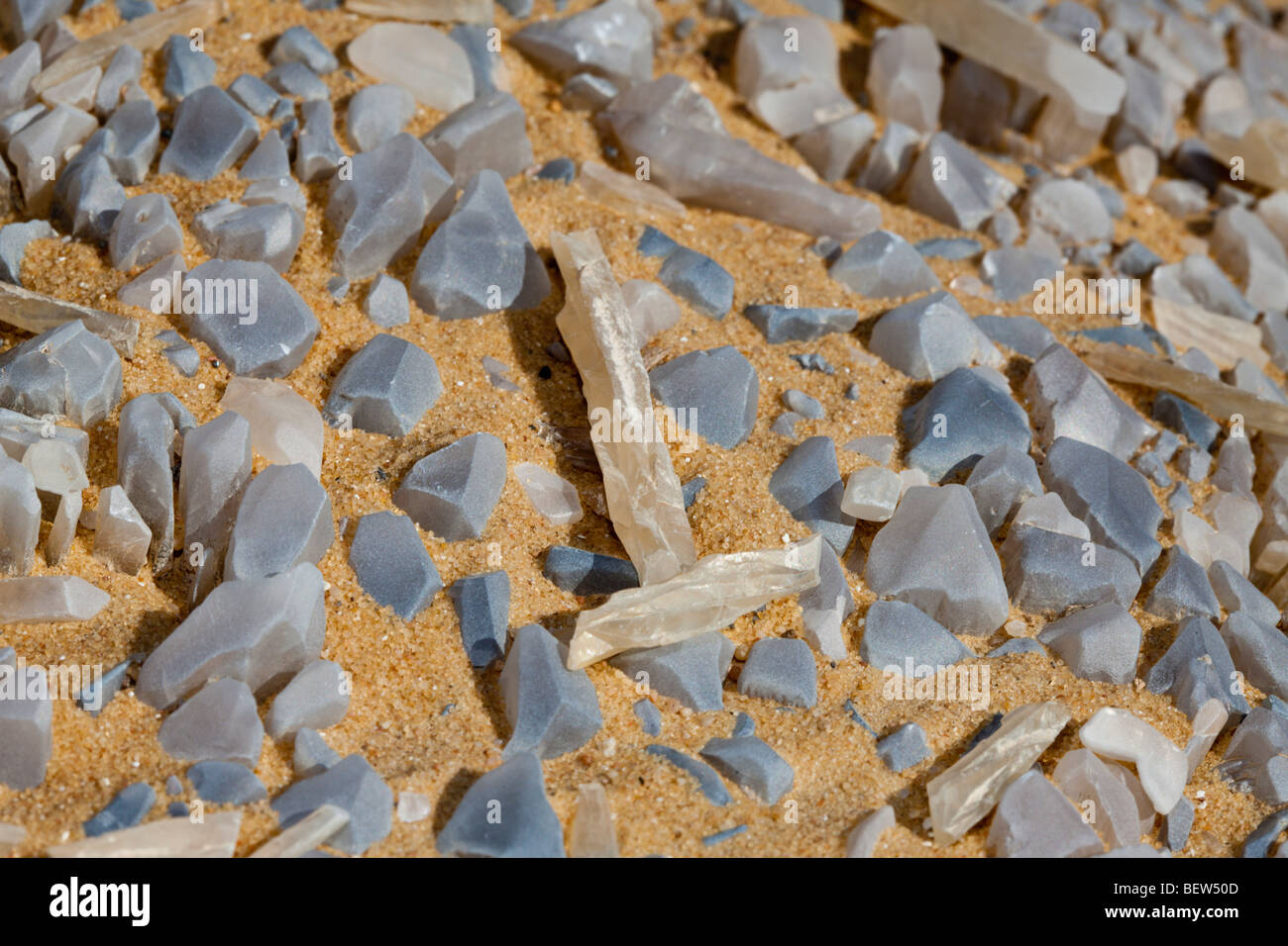 Kristall Crystal Mountain, libysche Wüste, Ägypten Stockfoto