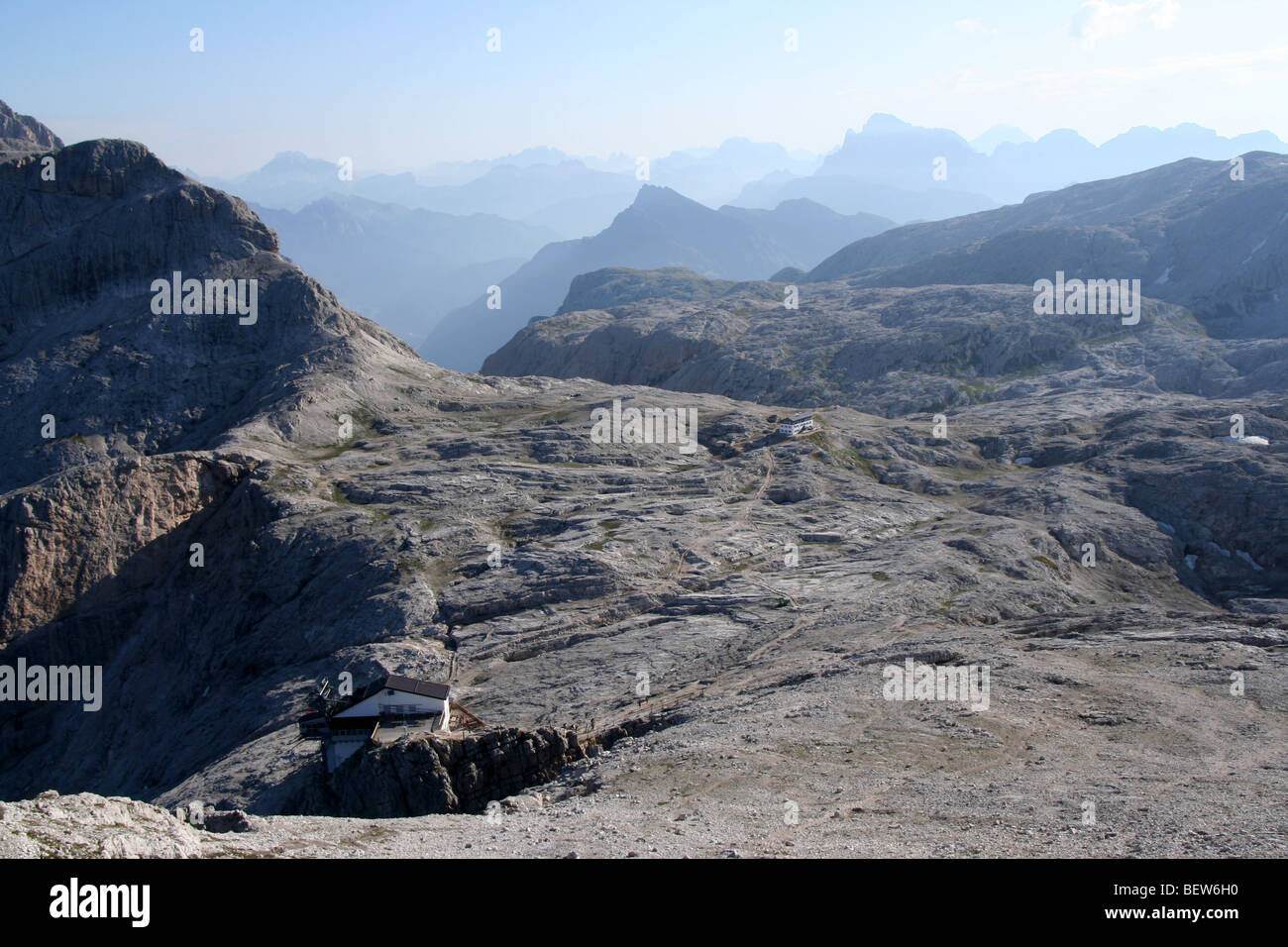 Pale di San Martino Plateau Hochebene, Trentino, Dolomiten Sommer Stockfoto