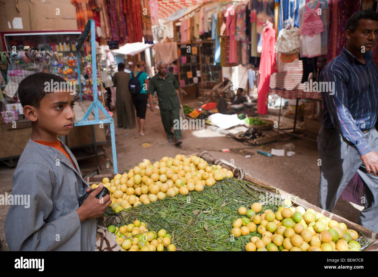 Markt in Luxor, Luxor, Ägypten Stockfoto