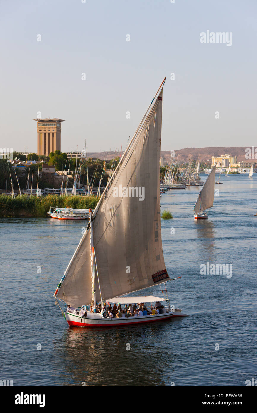 Eindrücke von Aswan, Assuan, Ägypten Stockfoto