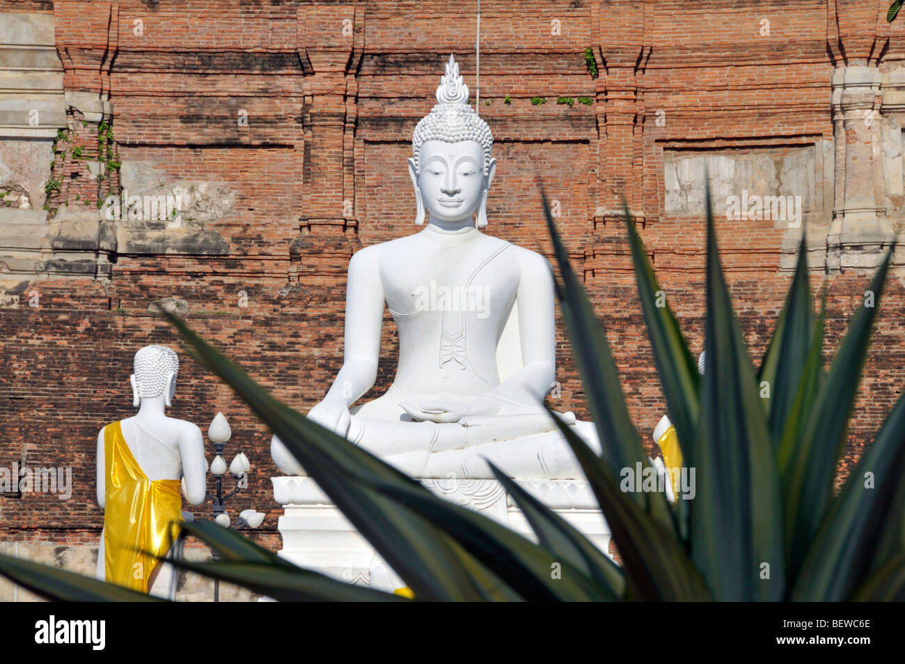 Wat Yai Chaimongkhon, Thailand, Asien Stockfoto