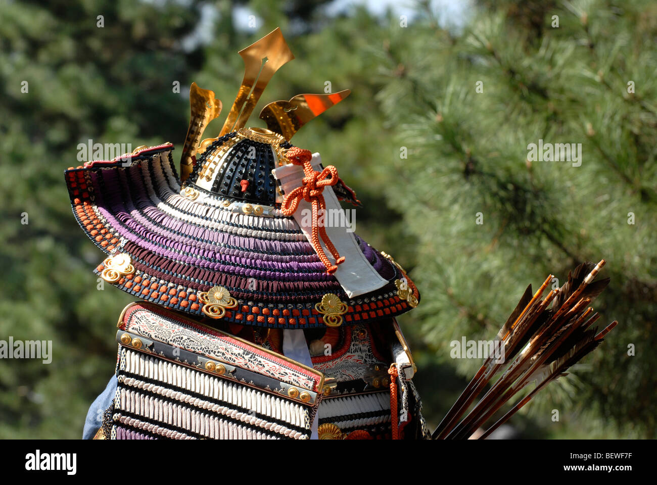 Performer Kostüm eingehend das Jidai-Matsuri In Kyoto, Japan Stockfoto