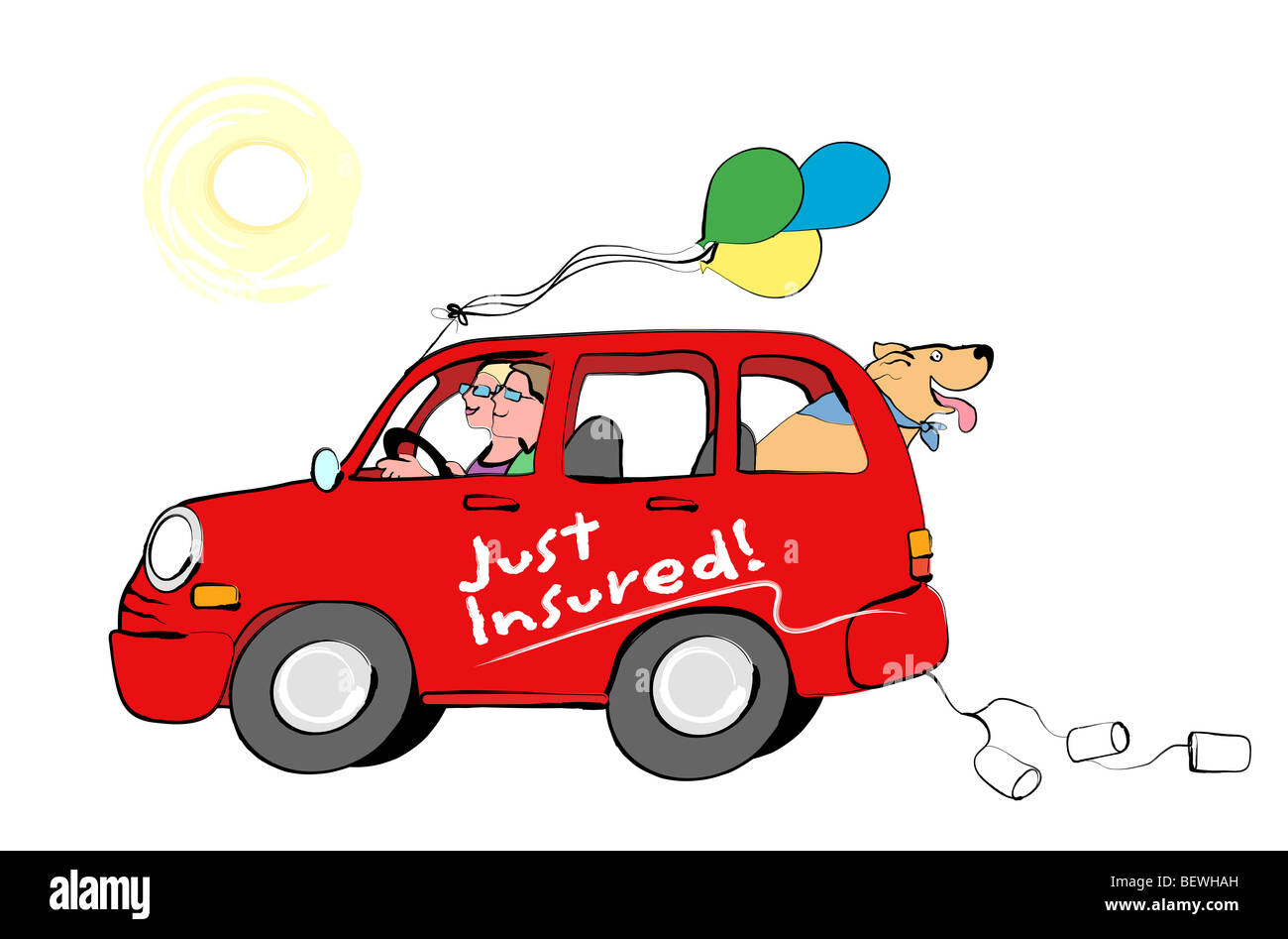 Nur versicherte, Linda Braucht, 20. Jahrhundert, amerikanisch, Computergrafik Stockfoto