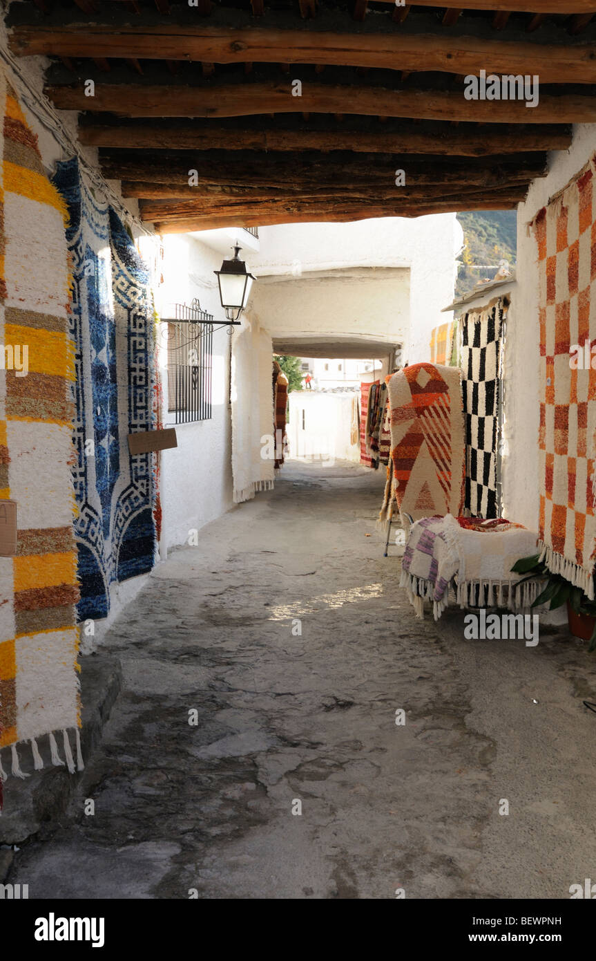 Bild-Straße von Andalusien Stockfoto