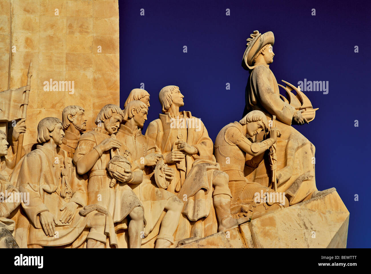 Portugal, Lissabon: Denkmal der Entdeckungen Belem Stockfoto