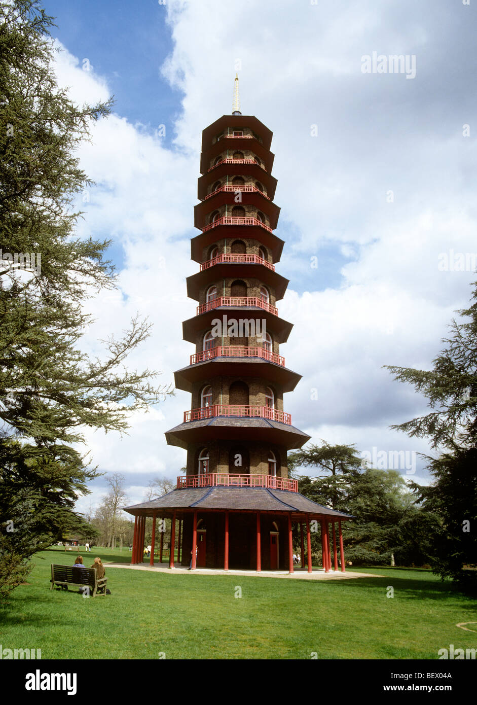 Großbritannien, England, London, Kew Gardens, Pagode Stockfoto