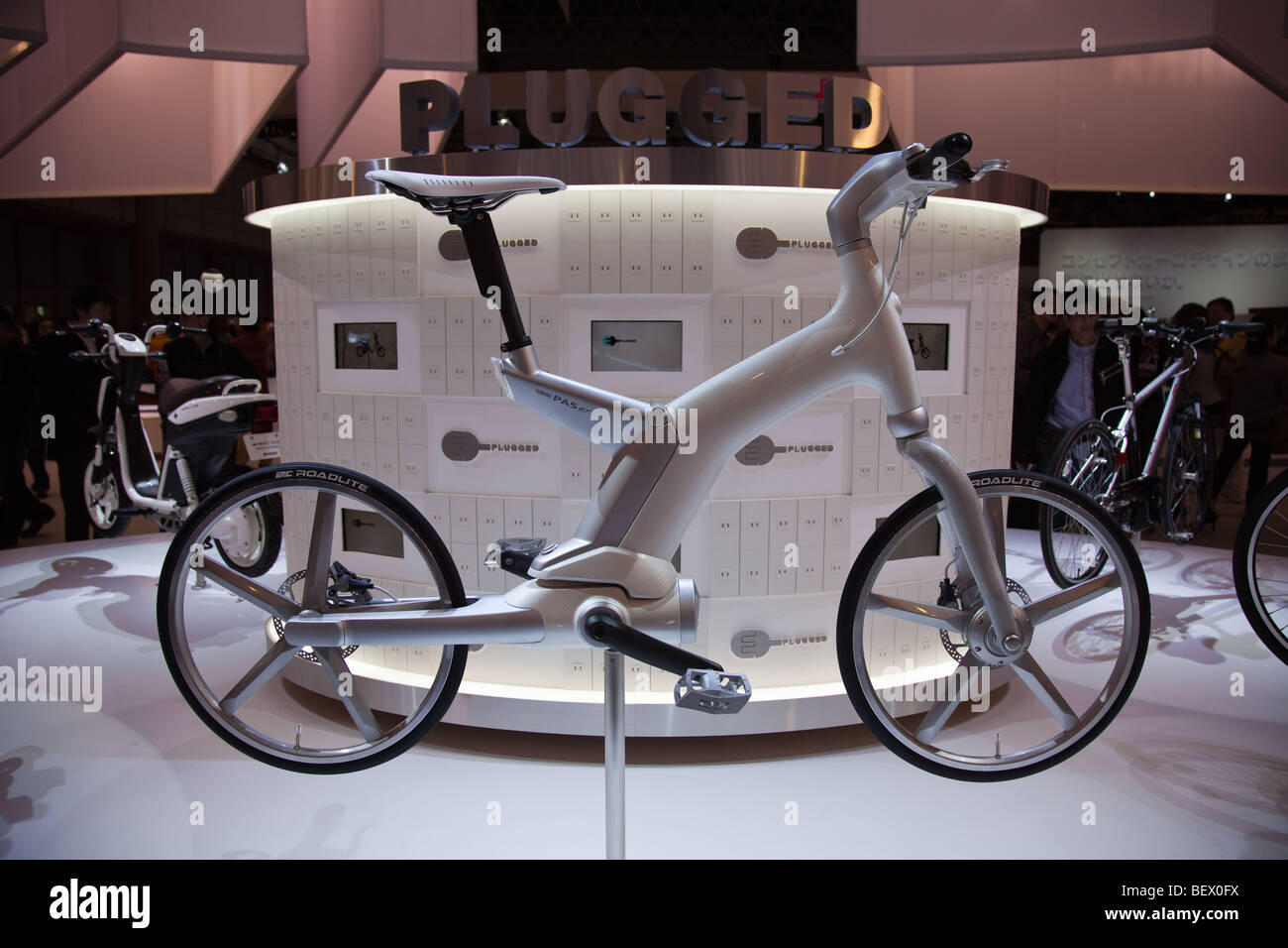 Yamaha stellt neue e-Bike der PAX auf der Tokyo Motor Show Stockfoto