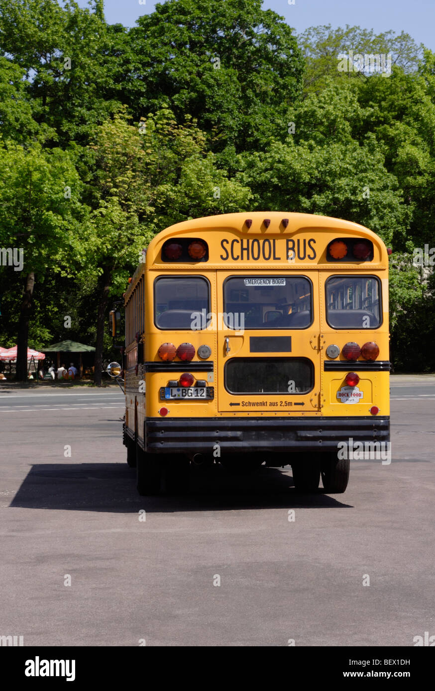 Schulbus Stockfoto