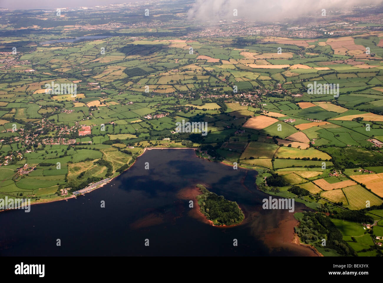 Chew Valley Lake, Chew Stoke und Chew Magna, in der Nähe von Bristol, England Stockfoto