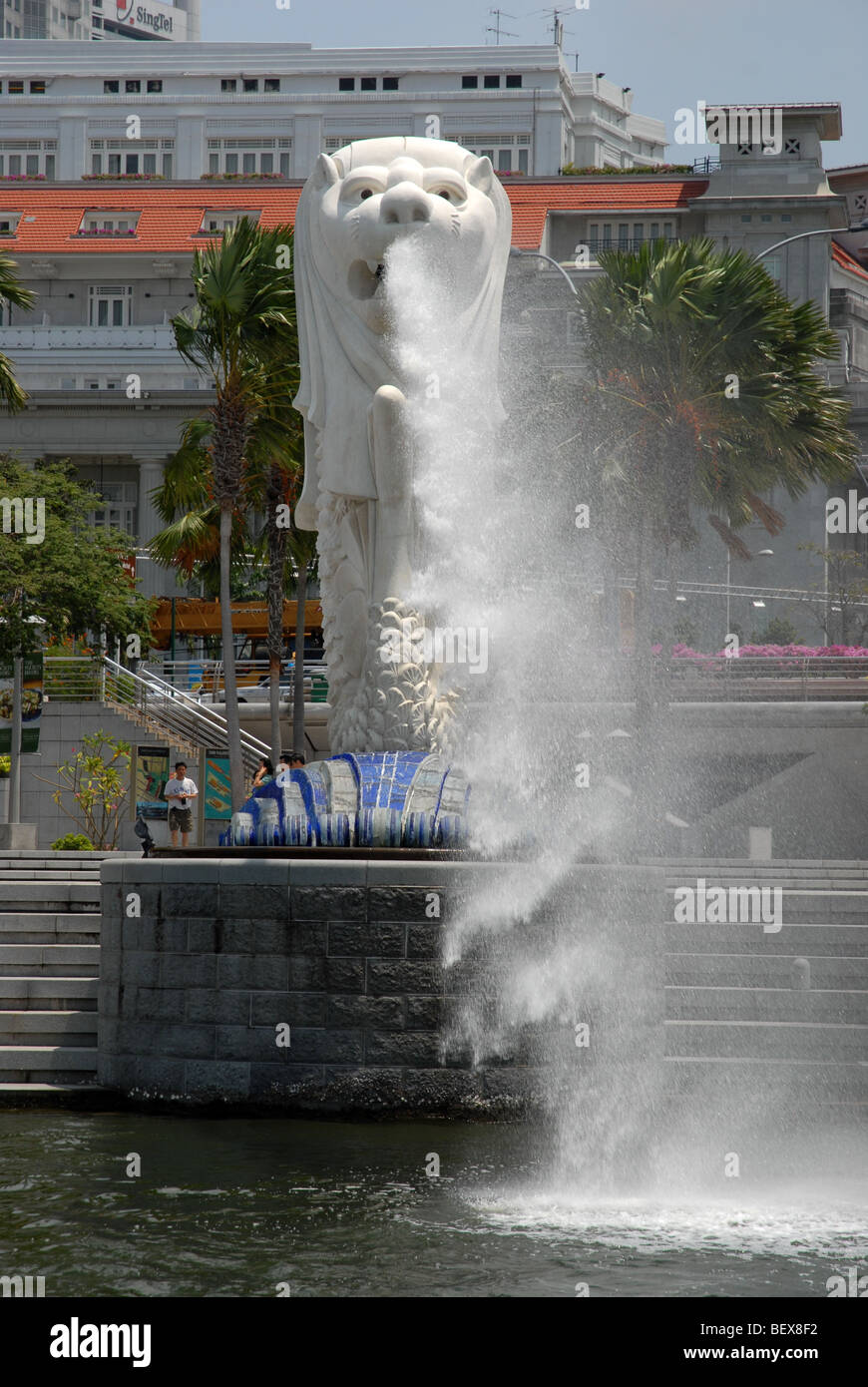 Der Merlion, Singapur Stockfoto