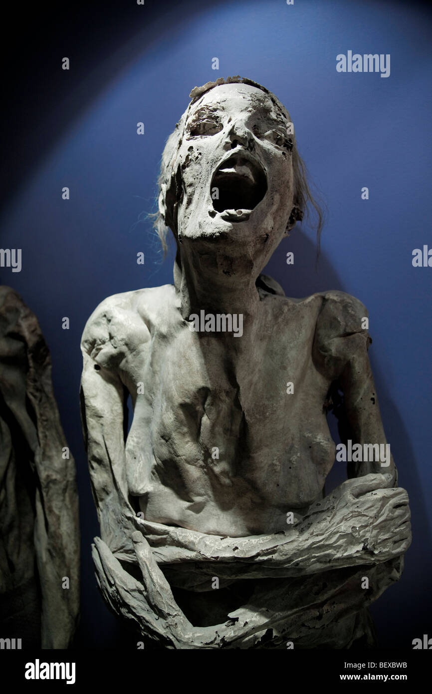 Museo de Las Momias, Mummy Museum, Guanajuato, Mexiko Stockfoto