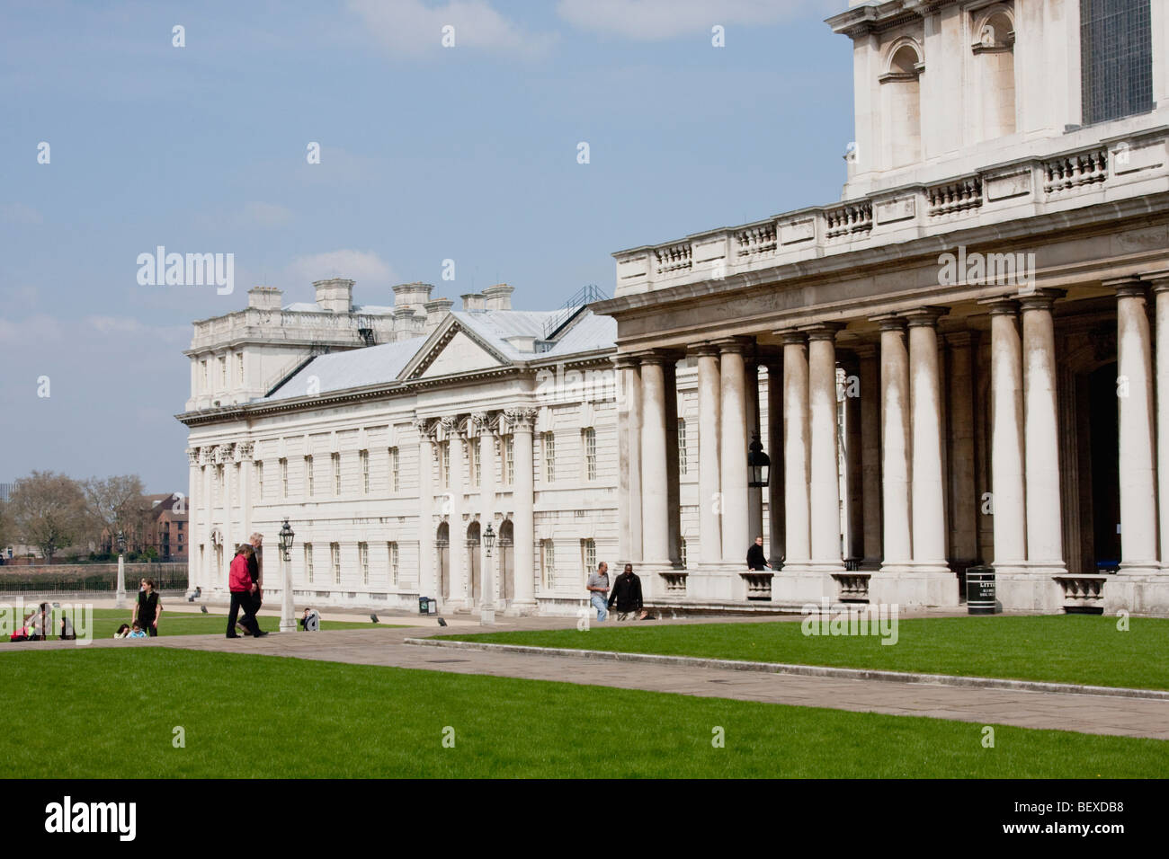 Universitätsgebäude Greenwich, London UK. Stockfoto