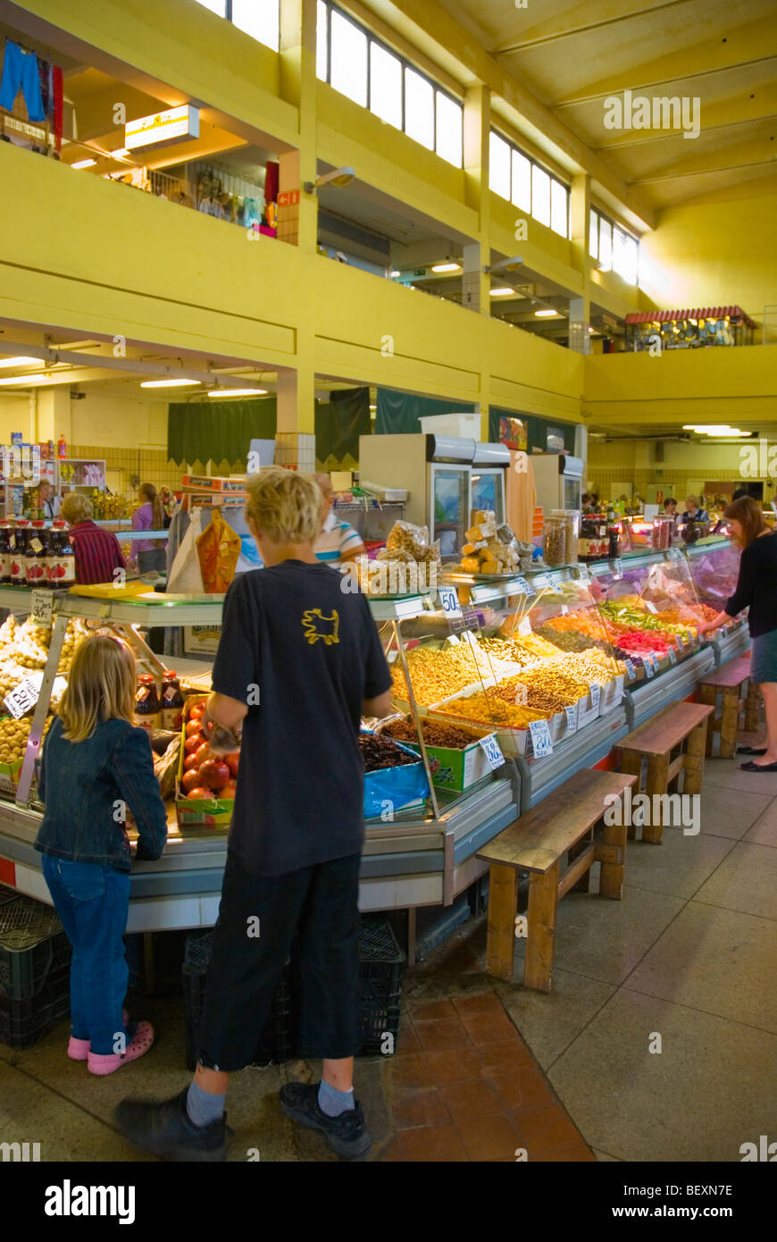 Markthalle am Keskturg der Hauptmarkt in Tallinn Estland Europa Stockfoto